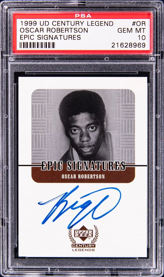 1999-00 Upper Deck Oscar Robertson Century Legend Epic Signatures #OR card image