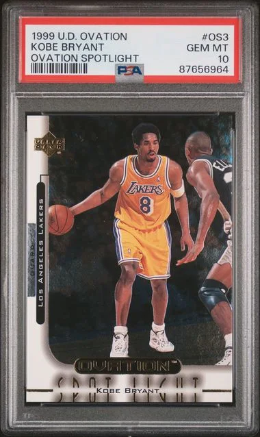 1999-00 Upper Deck Ovation Kobe Bryant Ovation Spotlight #OS3 card image