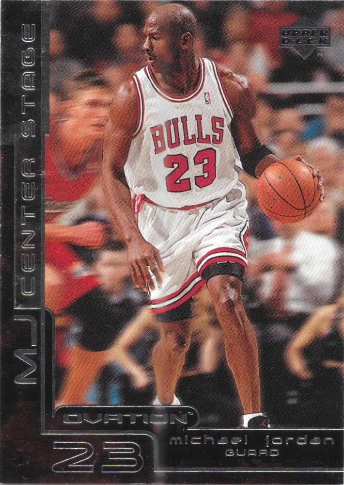 1999-00 Upper Deck Ovation Michael Jordan MJ Center Stage #CS4 card image
