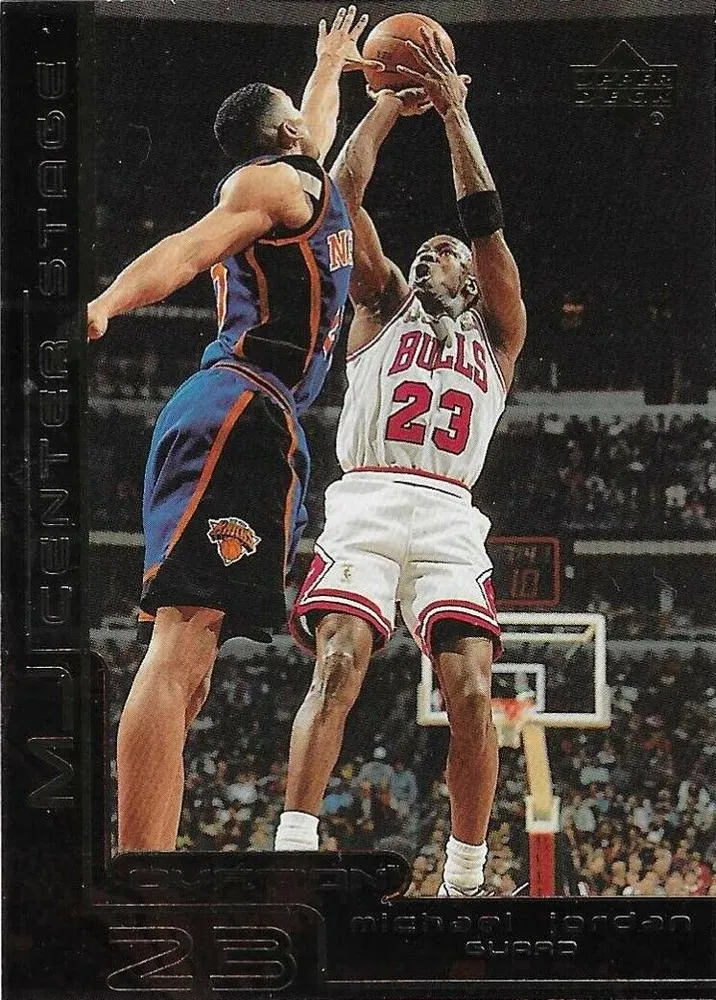 1999-00 Upper Deck Ovation Michael Jordan MJ Center Stage #CS7 card image