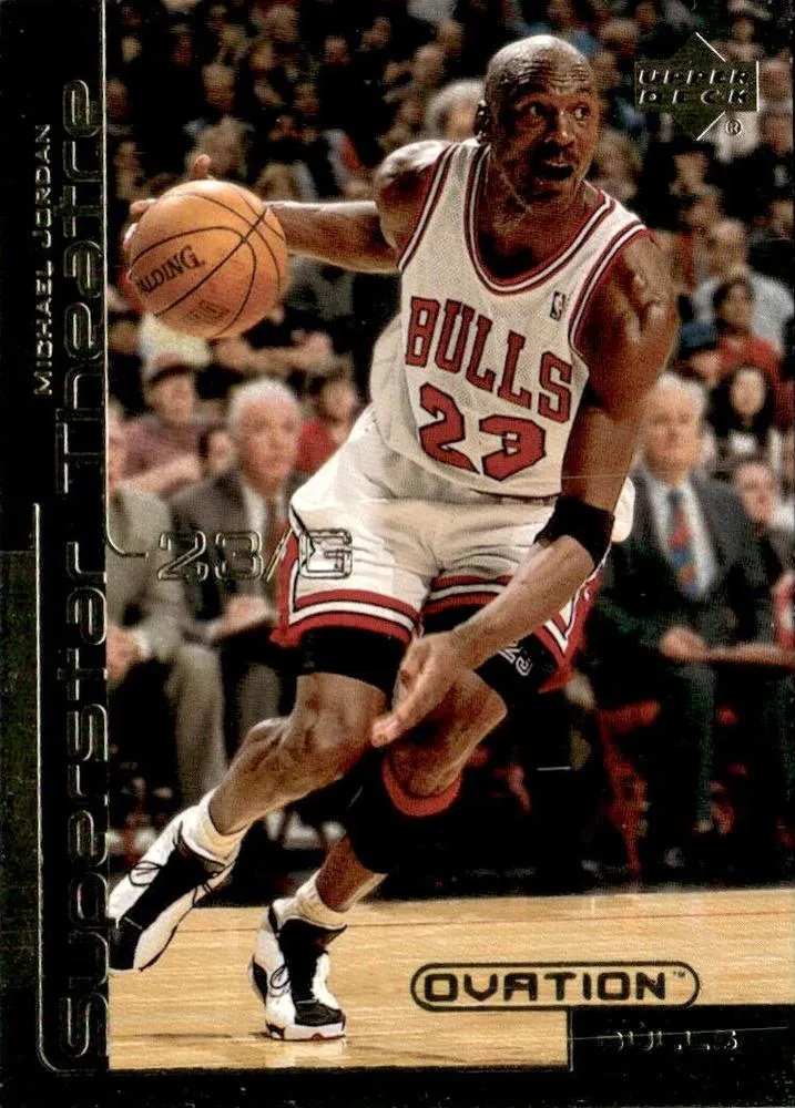1999-00 Upper Deck Ovation Michael Jordan Superstar Theatre #ST1 card image