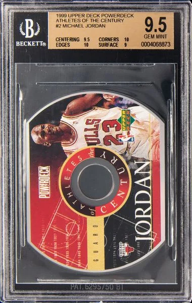 1999-00 Upper Deck PowerDeck Michael Jordan Athletes Of The Century #2 card image