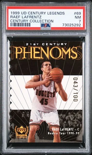 1999-00 Upper Deck Raef LaFrentz Century Legends Century Collection #69 card image