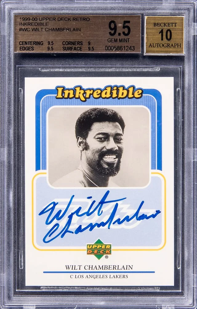 1999-00 Upper Deck Retro INKredible #no-number card image