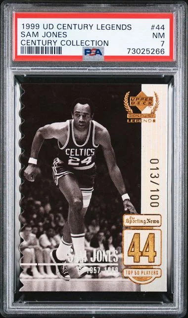 1999-00 Upper Deck Sam Jones Century Legends Century Collection #44 card image
