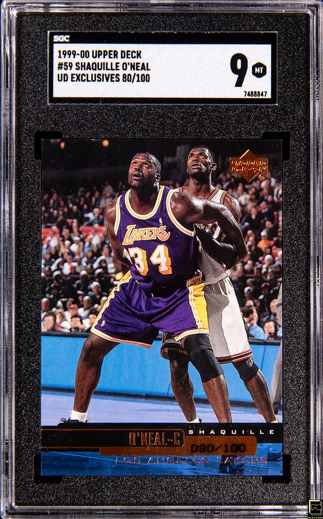 1999-00 Upper Deck Shaquille O'Neal UD Exclusives #59 card image