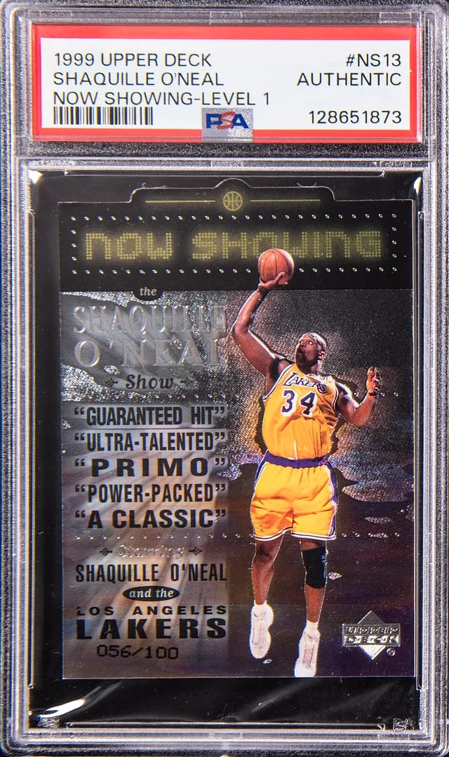 1999-00 Upper Deck Shaquille O'Neal Now Showing Level 1 #NS13 card image