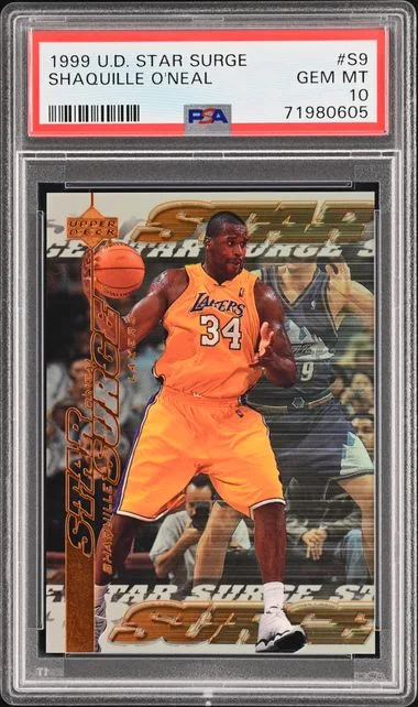 1999-00 Upper Deck Shaquille O'Neal Star Surge #S9 card image