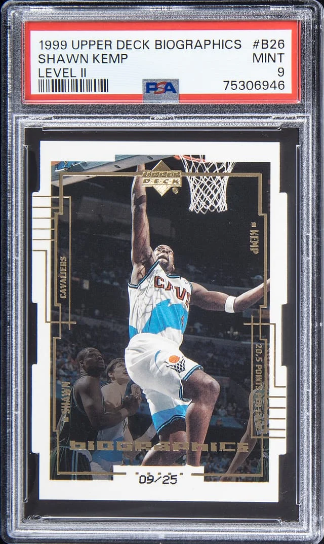 1999-00 Upper Deck Shawn Kemp Biographics Level II #B26 card image
