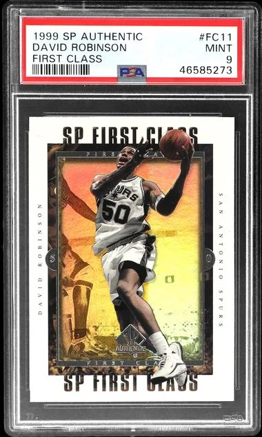 1999-00 Upper Deck SP Authentic David Robinson First Class #FC11 card image