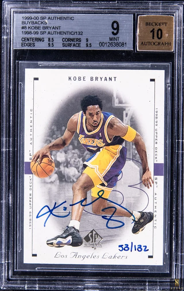 1999-00 Upper Deck SP Authentic Kobe Bryant Buybacks '98-99 SP Authentic #44 card image