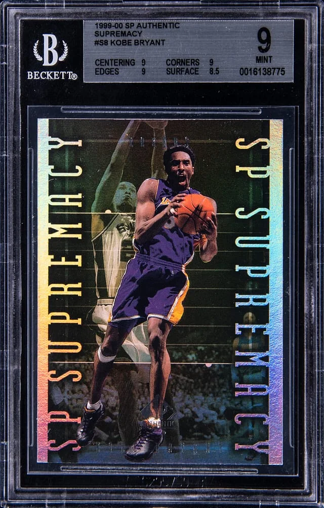 1999-00 Upper Deck SP Authentic Kobe Bryant Supremacy #S8 card image