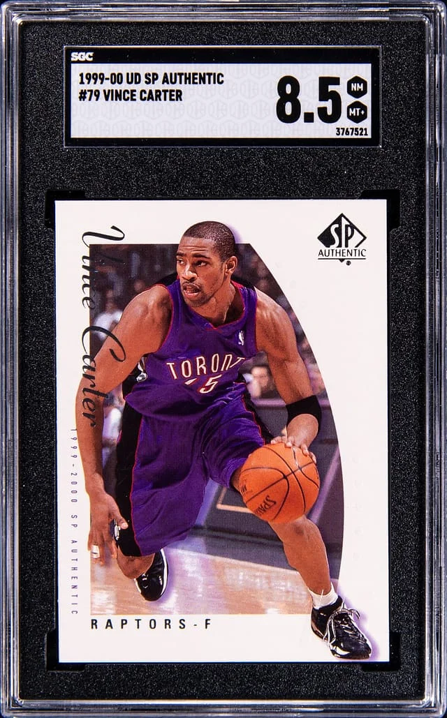 1999-00 Upper Deck SP Authentic Vince Carter #79 card image