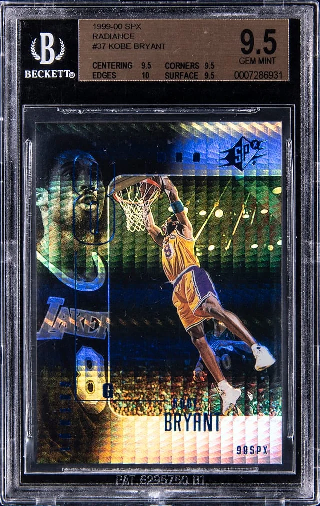 1999-00 Upper Deck SPx Kobe Bryant Radiance #37 card image