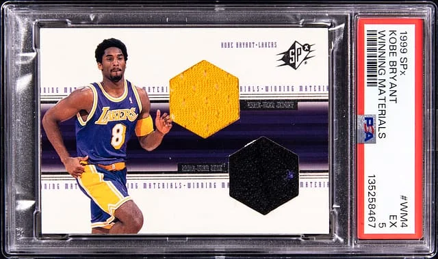 1999-00 Upper Deck SPx Kobe Bryant Winning Materials #WM4 card image