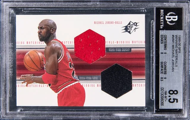1999-00 Upper Deck SPx Michael Jordan Game-Used Winning Materials #WM1 card image