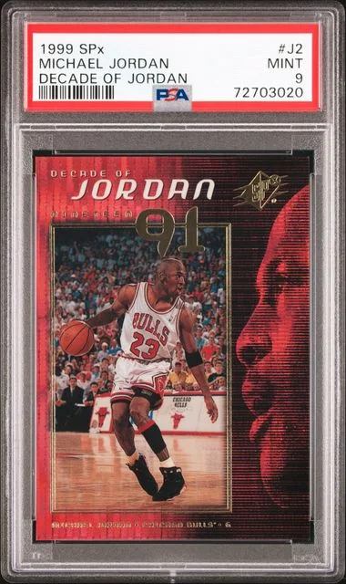 1999-00 Upper Deck SPx Michael Jordan Decade Of Jordan #J2 card image