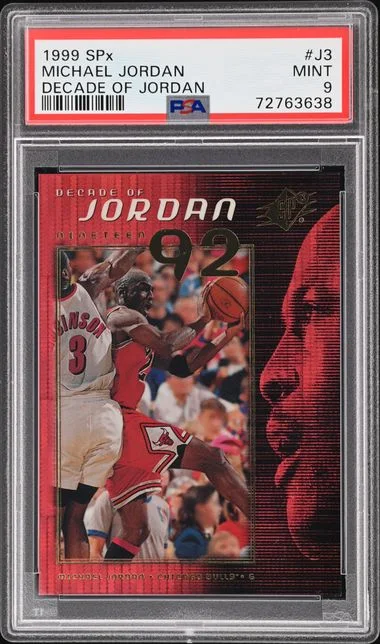 1999-00 Upper Deck SPx Michael Jordan Decade Of Jordan #J3 card image