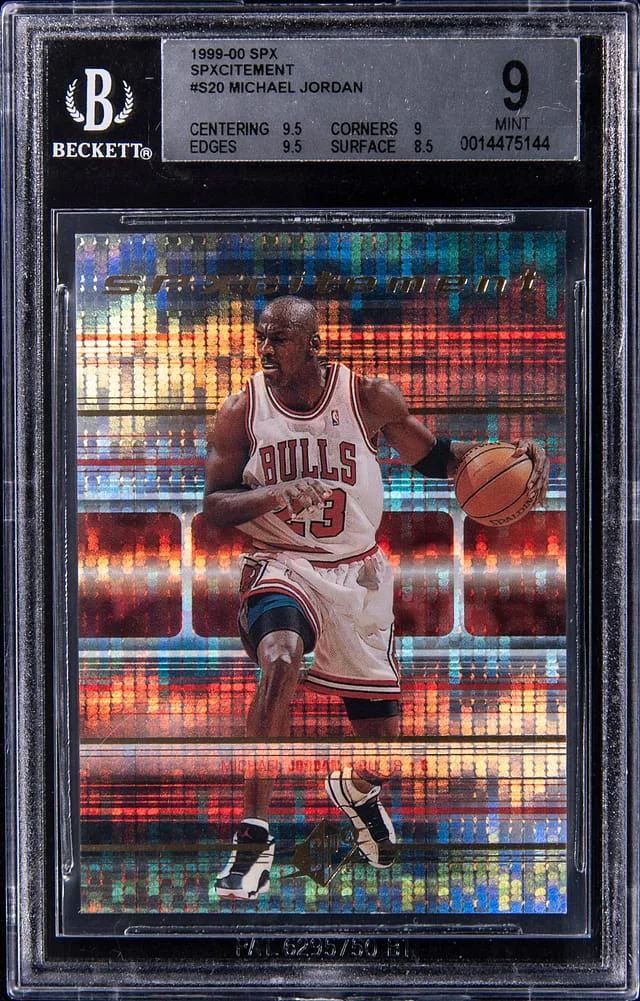 1999-00 Upper Deck SPx Michael Jordan Spxcitement #S20 card image