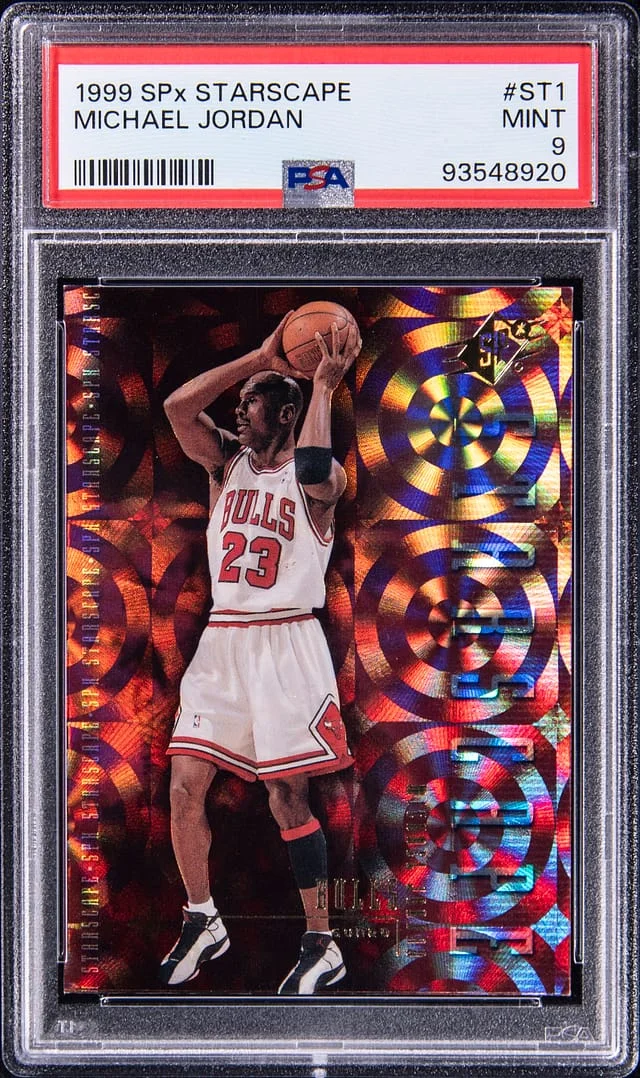 1999-00 Upper Deck SPx Michael Jordan Starscape #ST1 card image
