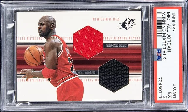 1999-00 Upper Deck SPx Michael Jordan Winning Materials #WM1 card image