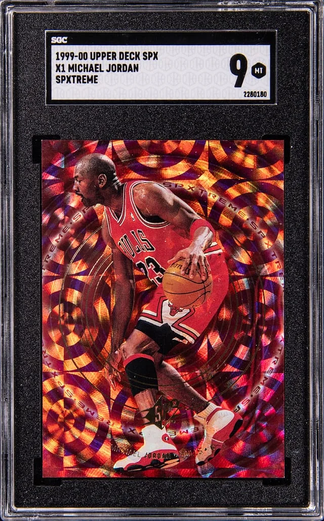 1999-00 Upper Deck SPx Michael Jordan SPxtreme #X1 card image