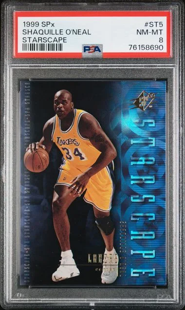 1999-00 Upper Deck SPx Shaquille O'Neal Starscape #ST5 card image