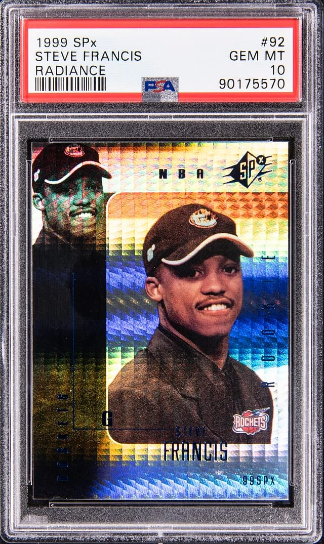 1999-00 Upper Deck SPx Steve Francis Radiance #92 card image
