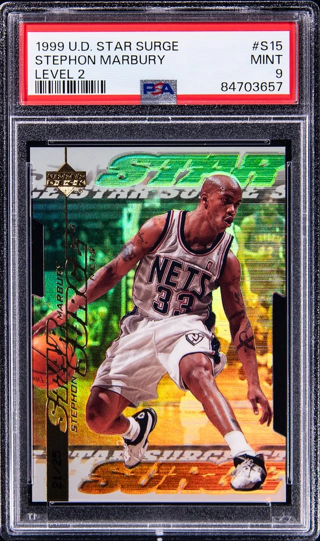 1999-00 Upper Deck Stephon Marbury Star Surge Level 2 #S15 card image