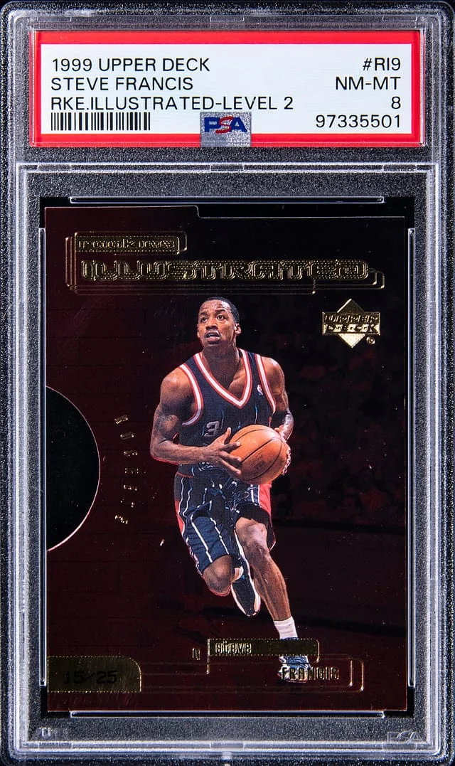 1999-00 Upper Deck Steve Francis Illustrated Level 2 #RI-9 card image