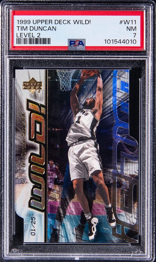 1999-00 Upper Deck Tim Duncan Wild! Level 2 #W11 card image