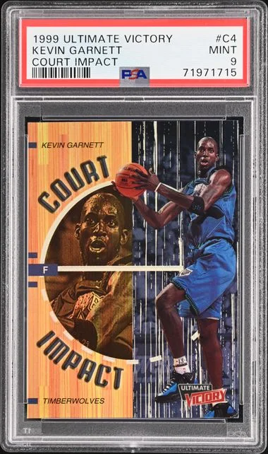 1999-00 Upper Deck Ultimate Victory Kevin Garnett Court Impact #C4 card image