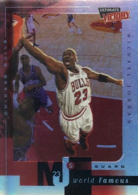 1999-00 Upper Deck Ultimate Victory Michael Jordan MJ's World Famous #MJ2 card image