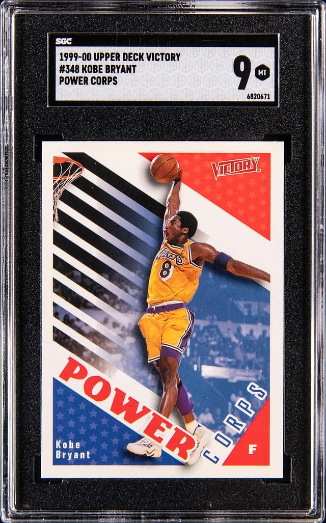 1999-00 Upper Deck Victory Kobe Bryant Power Corps #348 card image