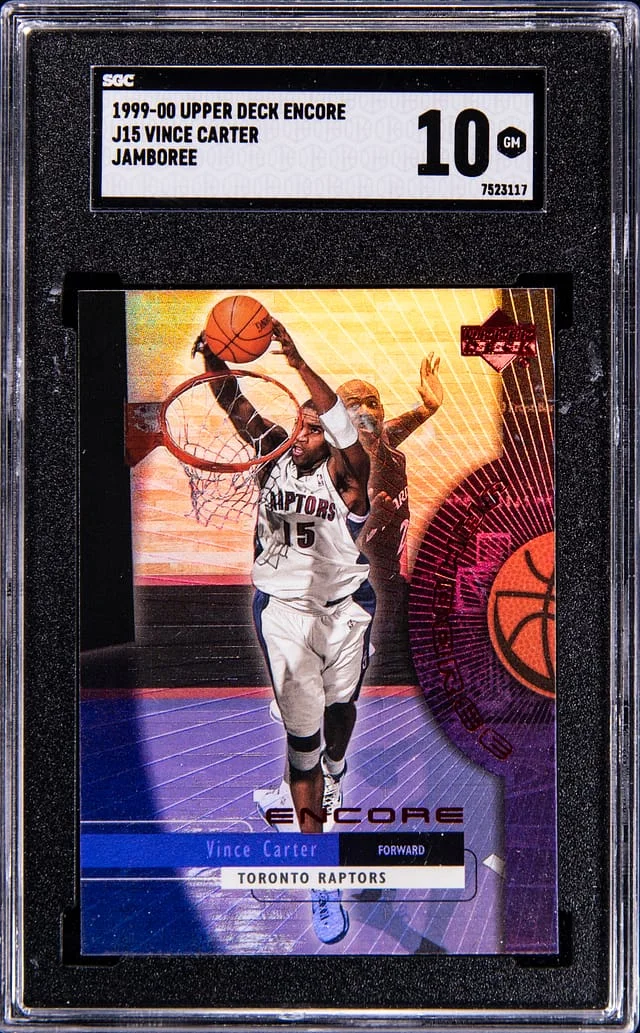 1999-00 Upper Deck Vince Carter Chrome Jamboree #J15 card image
