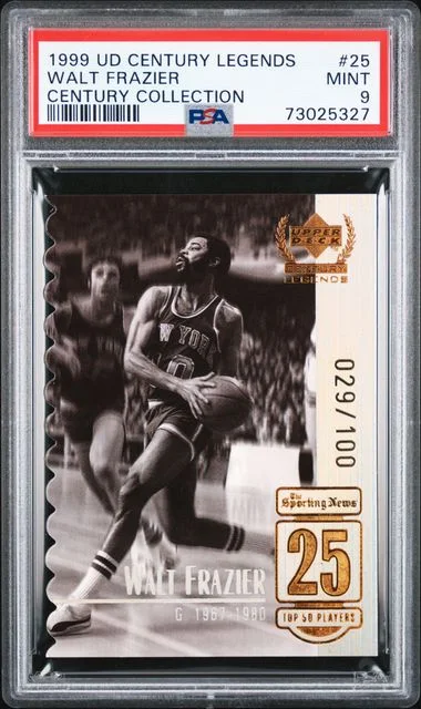 1999-00 Upper Deck Walt Frazier Century Legends Century Collection #25 card image