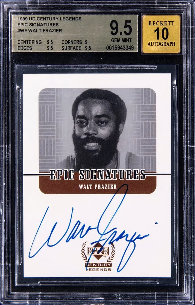 1999-00 Upper Deck Walt Frazier Century Legends Epic Signatures #WF card image