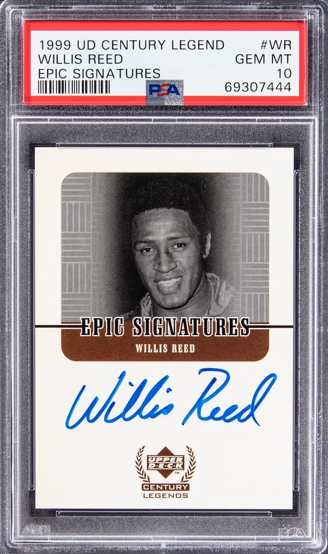 1999-00 Upper Deck Willis Reed Century Legend Epic Signatures #WR card image