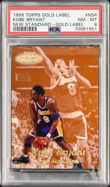 1999 00Topps Gold Label New Standard Gold Label Kobe Bryant #NS4 card image