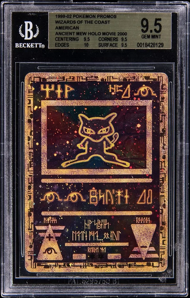 1999-02 Pokemon Wizards of the Coast American Movie Promo - Holo Ancient Mew #2000 card image