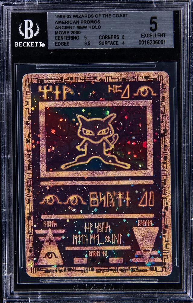 1999-02 Wizards of the Coast Pokemon American Promos Movie Ancient Mew #2000 card image