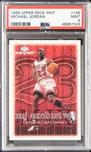 1999-20 Upper Deck MVP Michael Jordan #198 card image