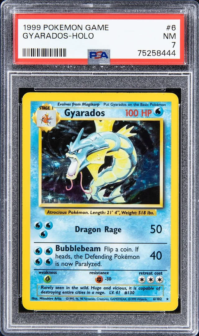 1999 Base Gyrados 1st Edition Holo #6 card image