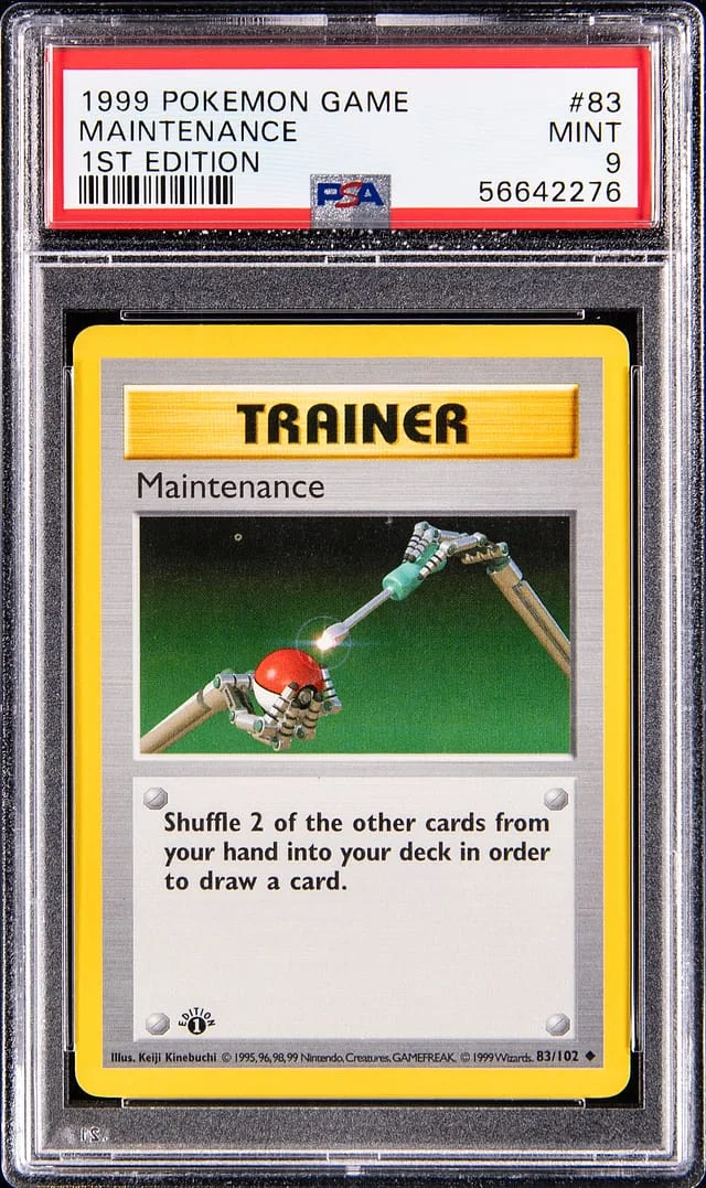 1999 Base Maintence 1st Edition #83 card image
