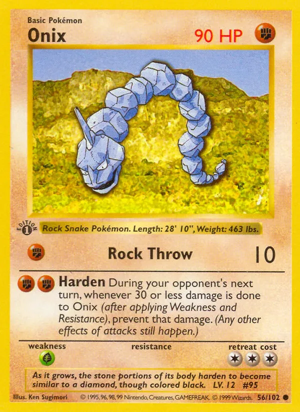 1999 Base Onix Common #056/102 Common card image