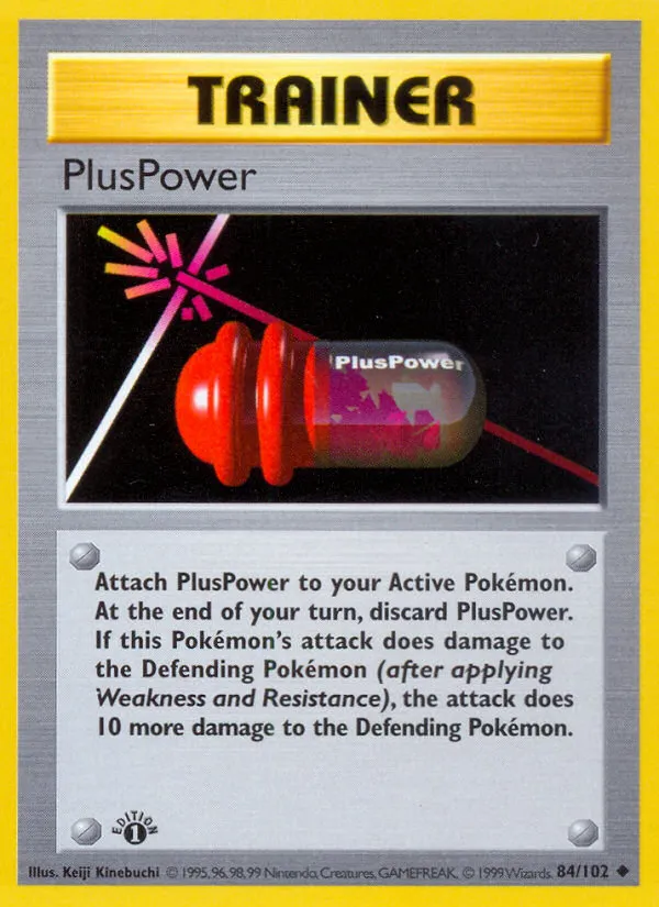 1999 Base PlusPower Uncommon #084/102 Uncommon card image