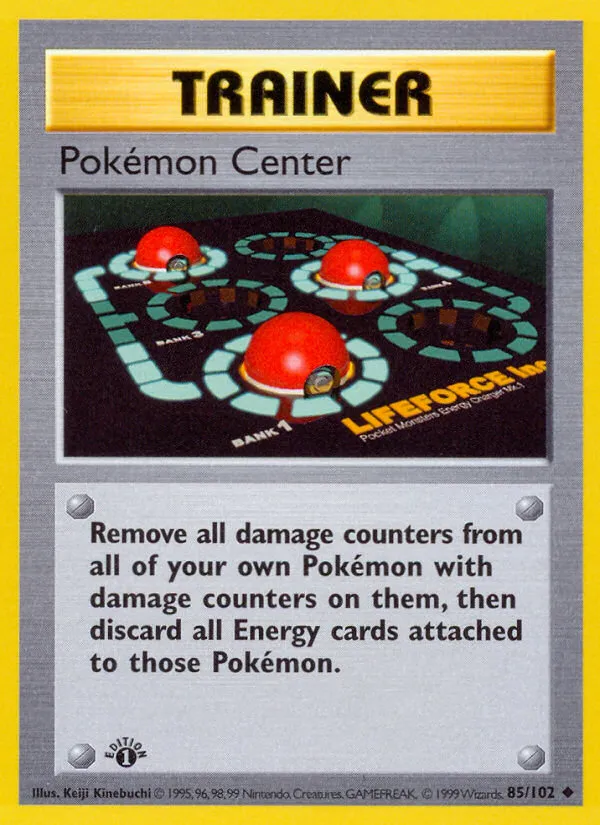 1999 Base Pokémon Center #085/102 Uncommon card image