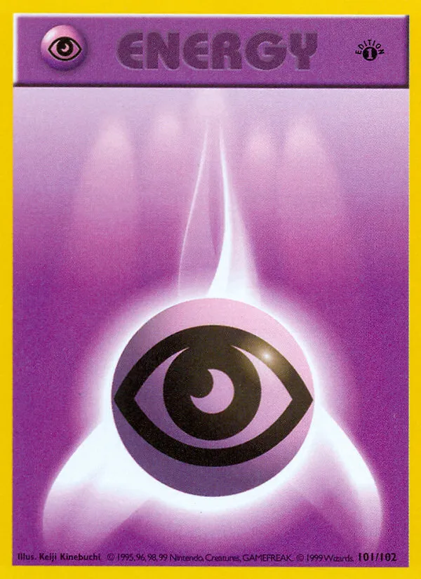 1999 Base Psychic Energy Common #101/102 Common card image