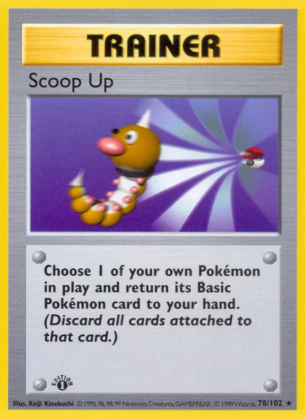 1999 Base Scoop Up #078/102 Rare card image