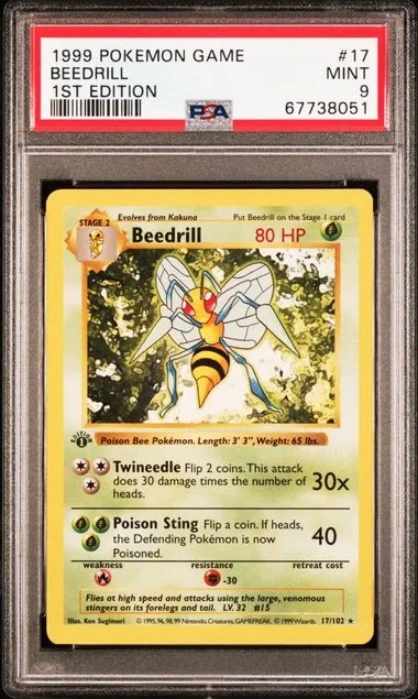 1999 Base Set Beedrill #17 Unlisted card image